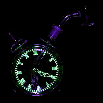 420 O'Clock Glow In the Dark Mini Dab Rig 4in