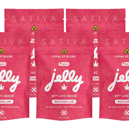 Not Your Bakery Jelly D9XP Vegan Gummies | 1000mg | 40pc | 5pk Bundle