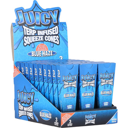 Juicy Terp Infused Squeeze Pre-Rolled Cones | Blue Haze | 30pk