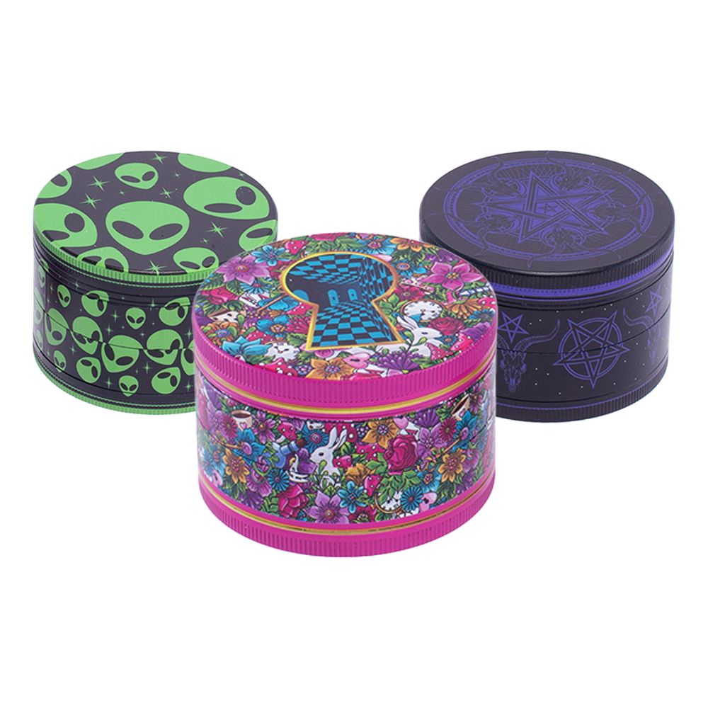 Wacky Grinderz Extra Wacky Assortment - 2.5" / 4pc / 6ct