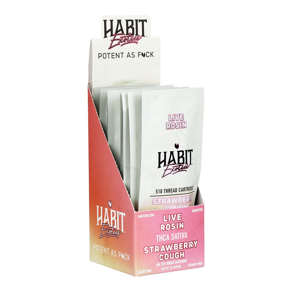 Habit Exotics THCA Rosin Ceramic Cartridge | 1g | 10ct