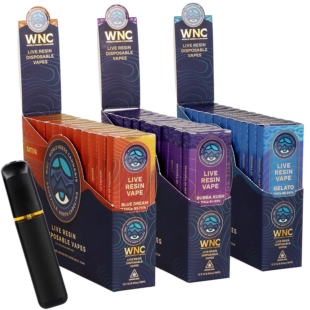 WNC THCA Live Resin Disposable | 1g | 12ct