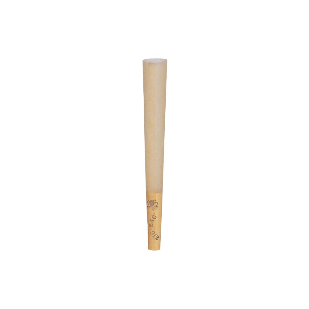 24CT - Zig Zag Pre-Priced Unbleached Cones - 1 1/4 / 2pc