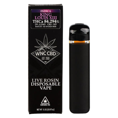 WNC THCA Live Rosin Disposable | 0.5g | 12ct