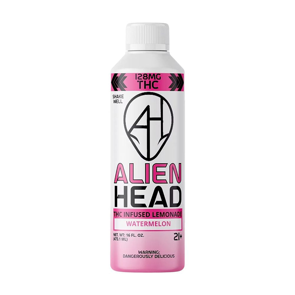 Alien Head D9 THC Lemonade | 16oz | 128mg | 4ct
