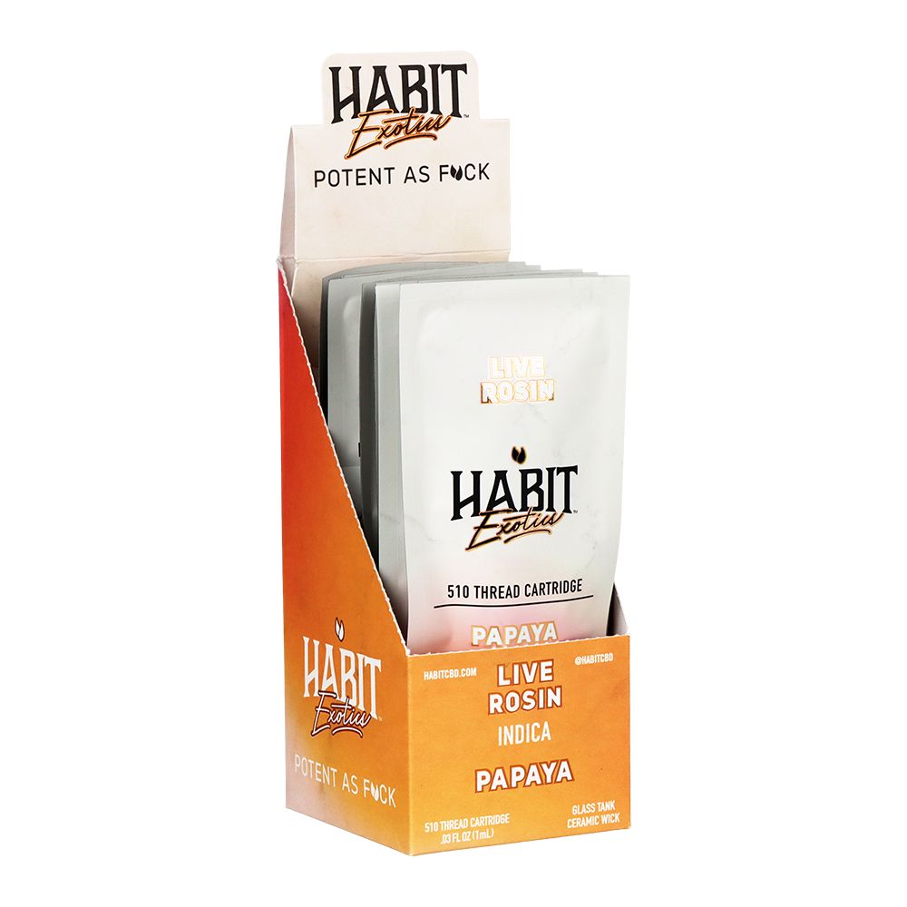 Habit Exotics THCA Rosin Ceramic Cartridge | 1g | 10ct