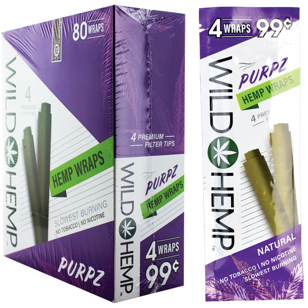 Wild Hemp Hemp Wraps | 4pc | 20pk