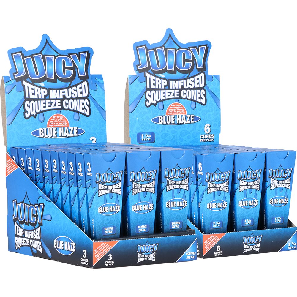 Juicy Terp Infused Squeeze Pre-Rolled Cones | Blue Haze | 30pk
