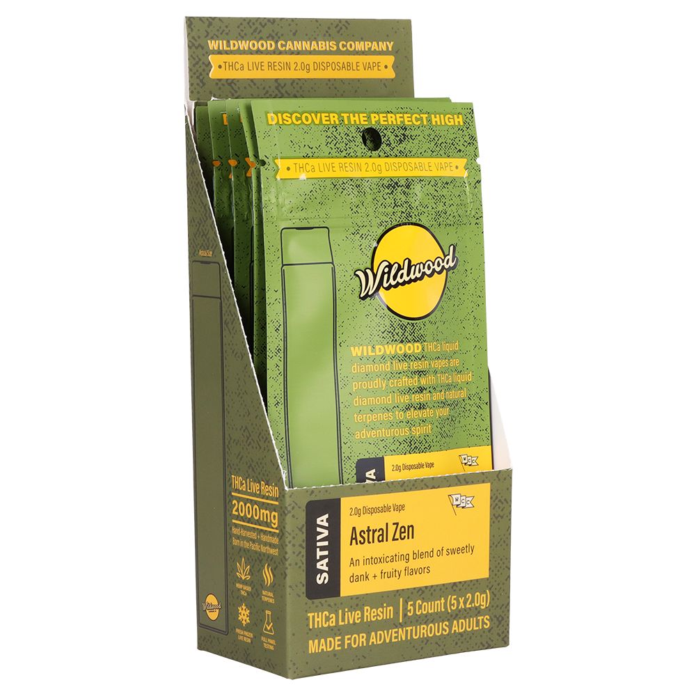Wildwood Dispensary Grade Live Resin THCA Disposable | 2g | 5ct