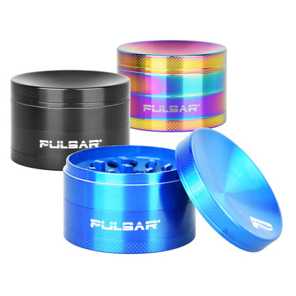Pulsar Concave Grinder | 4pc | 2.5" | Assorted Colors | 6pc