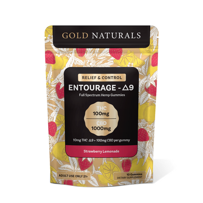 Gold Naturals Entourage Δ9 Gummy