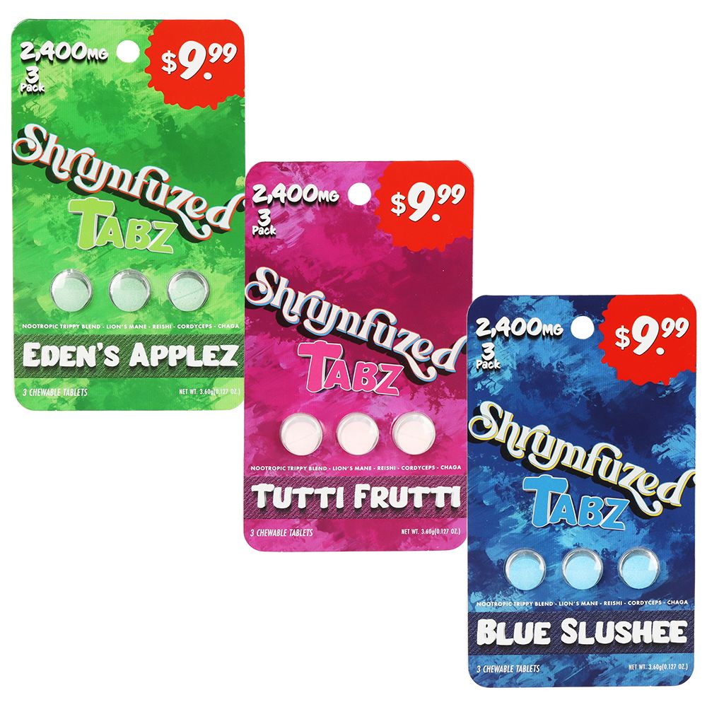 Shrumfuzed Tabz Nootropic Mushroom Blend Tablets | 2400mg | 3pc | 10pk