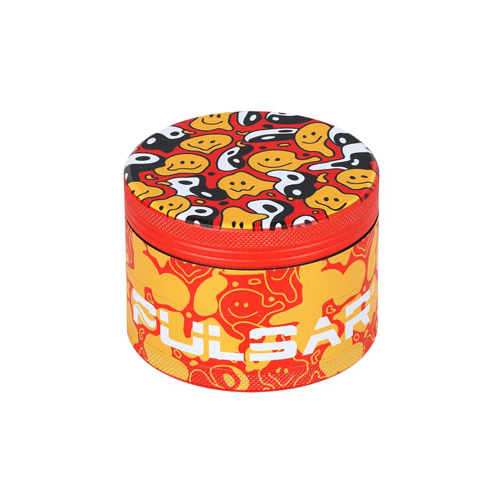 6CT - Pulsar Design Series Aluminum Grinder V2 - 4pc / 2.5" / Assorted Designs