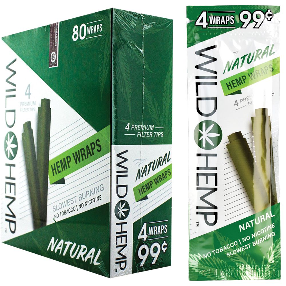 Wild Hemp Hemp Wraps | 4pc | 20pk