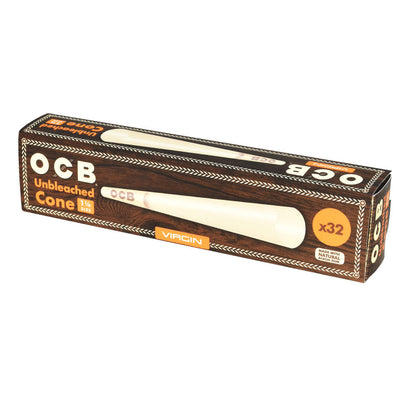 OCB Virgin Unbleached Cones 12pcs