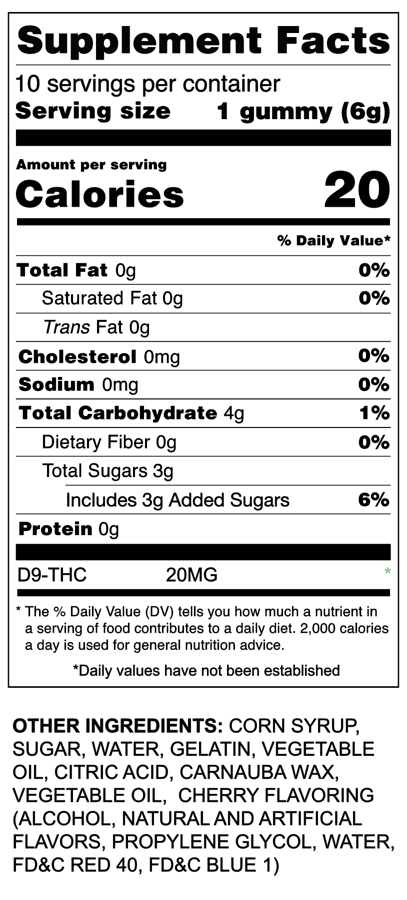 Gorilla THC Gummies - 20MG Delta 9 (10pc)