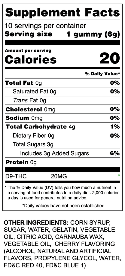 Gorilla THC Gummies - 20MG Delta 9 (10pc)