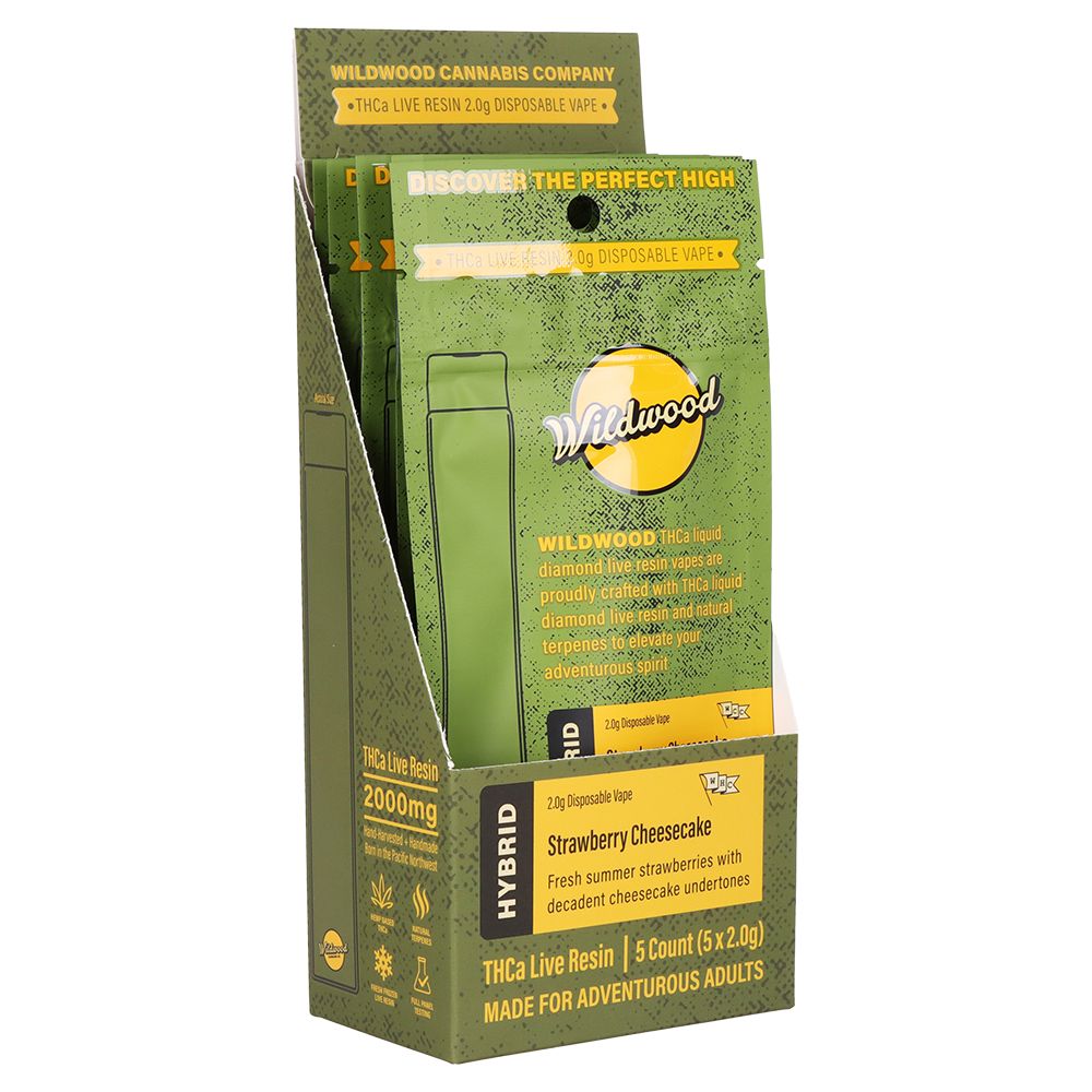Wildwood Dispensary Grade Live Resin THCA Disposable | 2g | 5ct