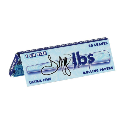 50CT - Dogg Lbs Blue Paisley Rolling Papers - 1 1/4" / 50pc