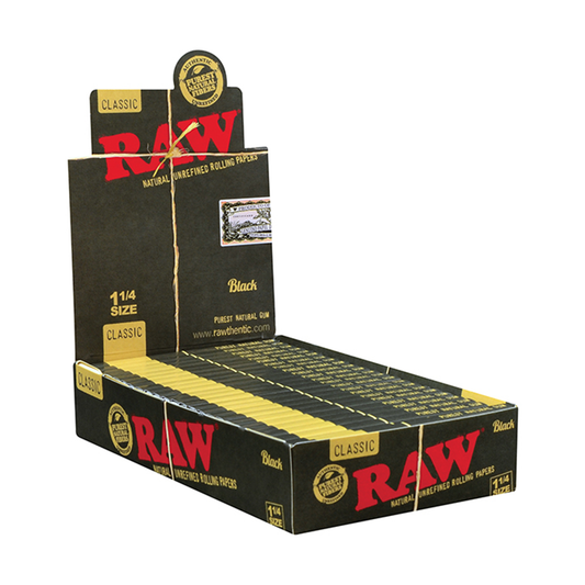 ورق لف RAW كلاسيك أسود