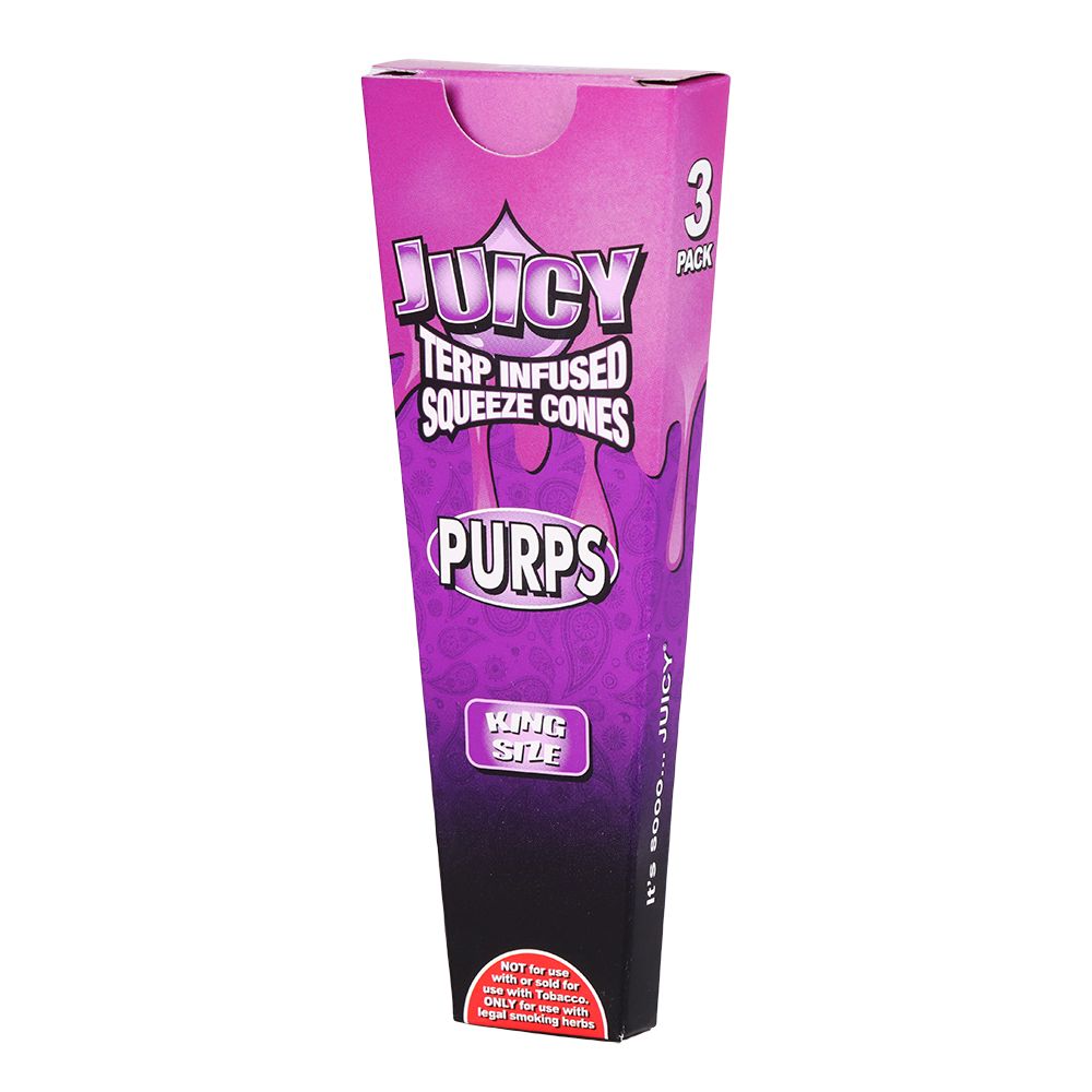 Juicy Terp Infused Squeeze Cones | Purps | 30pk
