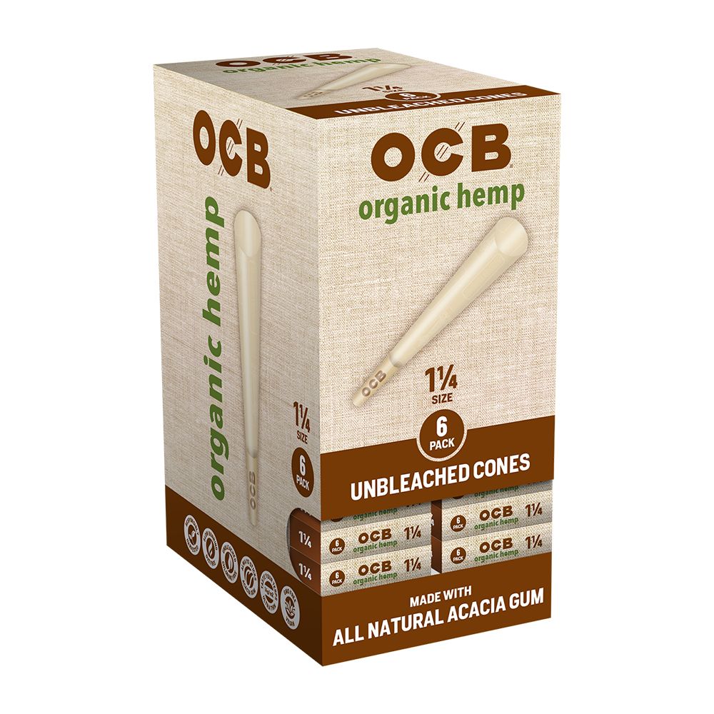 OCB Organic Hemp Pre-Rolled Cones | 24pk