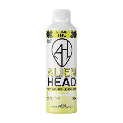 Alien Head D9 THC Lemonade | 16oz | 128mg | 4ct