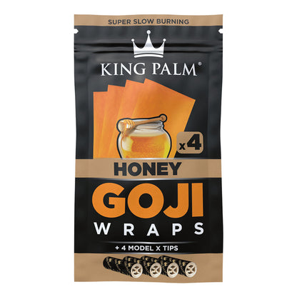 King Palm Goji Wraps & Filter Tips | 4pk | 15pc