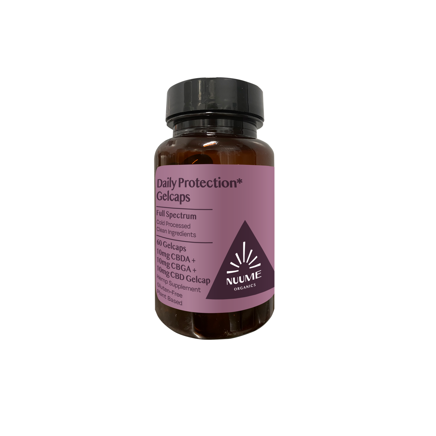 CBGA+CBDA+CBD Daily Protection* Gelcaps - 60 count bottle