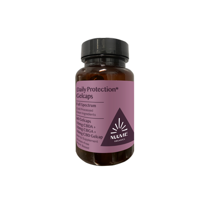CBGA+CBDA+CBD Daily Protection* Gelcaps - 60 count bottle