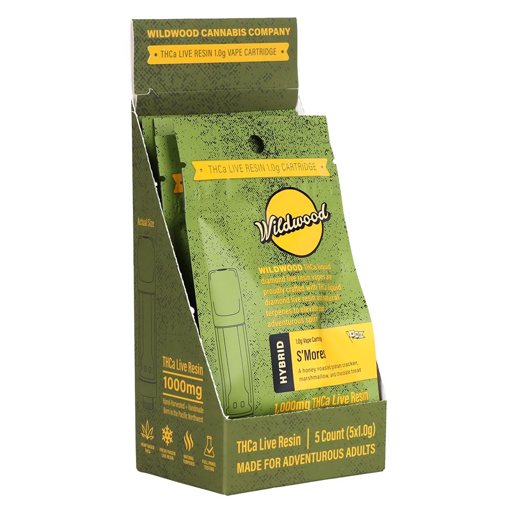 Wildwood Dispensary Grade Live Resin THCA Cartridge | 1g | 5ct