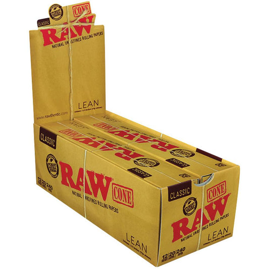 أوراق لف RAW Classic Lean المخروطية