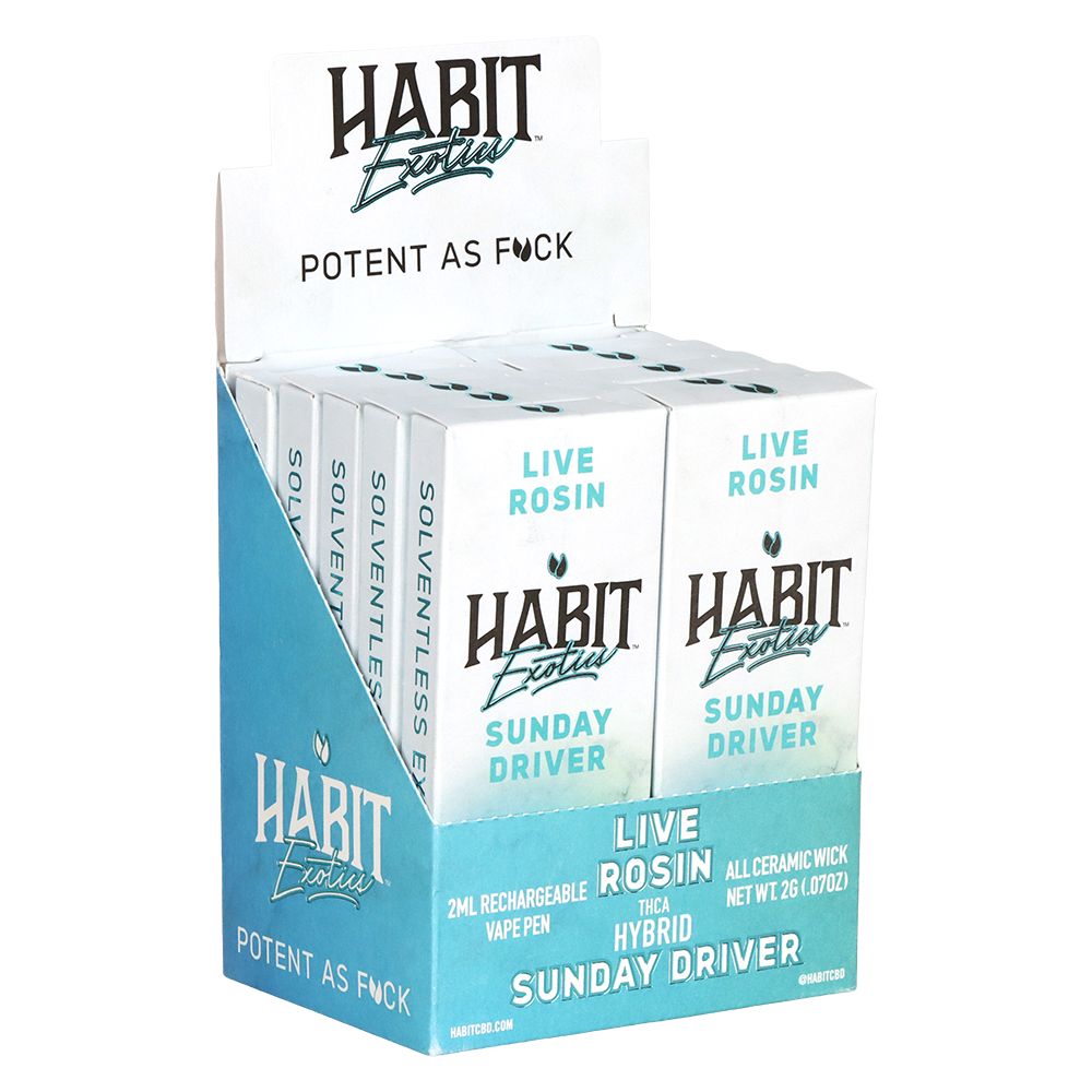 Habit Exotics THCA Live Rosin Disposable | 2g | 10ct
