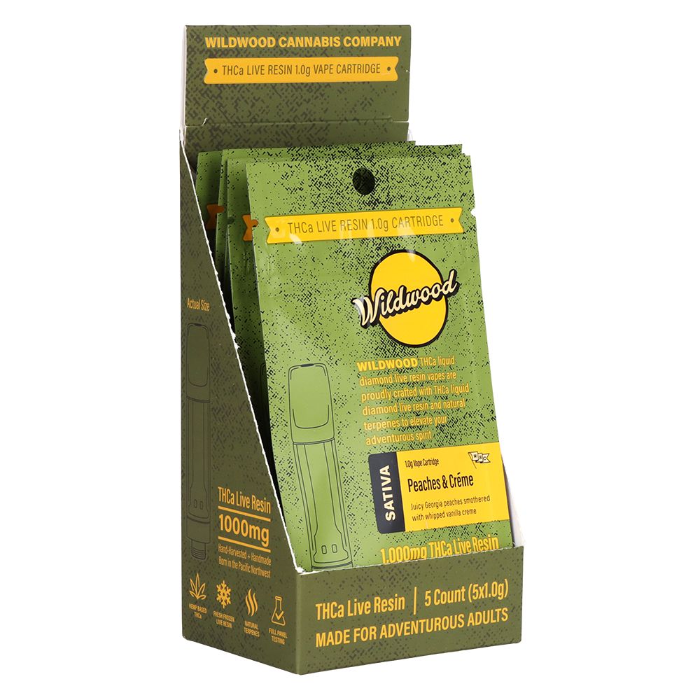 Wildwood Dispensary Grade Live Resin THCA Cartridge | 1g | 5ct