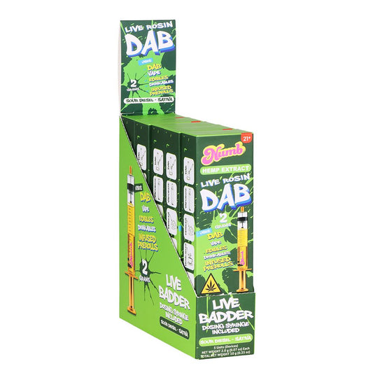 Numb THCA Live Rosin Badder Glass Syringe | 2g | 5ct