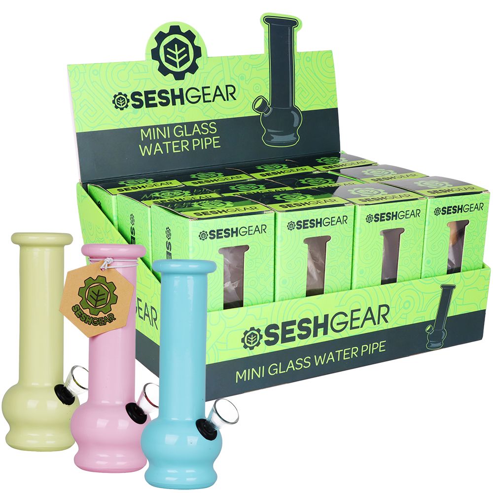 SeshGear Boxed Water Pipe | 5.75" | 12ct