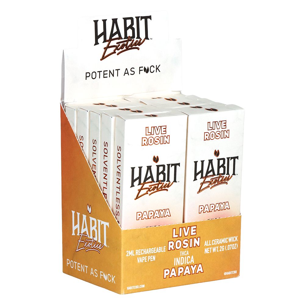 Habit Exotics THCA Live Rosin Disposable | 2g | 10ct