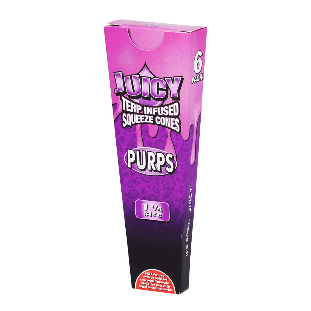 Juicy Terp Infused Squeeze Cones | Purps | 30pk