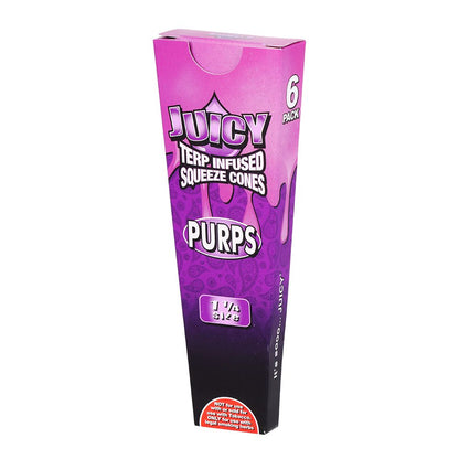 Juicy Terp Infused Squeeze Cones | Purps | 30pk