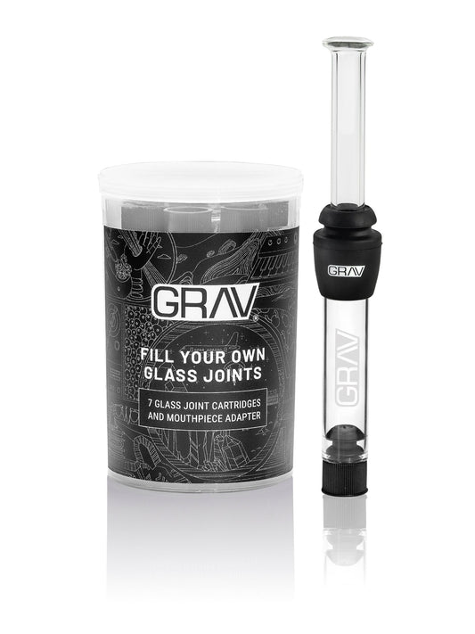 GRAV® زجاجات تعبئة ذاتية "جوینت" (7 قطع)
