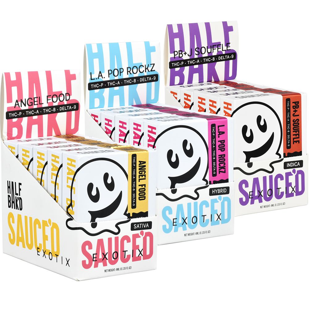 Half Bak'd Sauce'd Exotix THCA Disposable Vape | 4g | 5ct