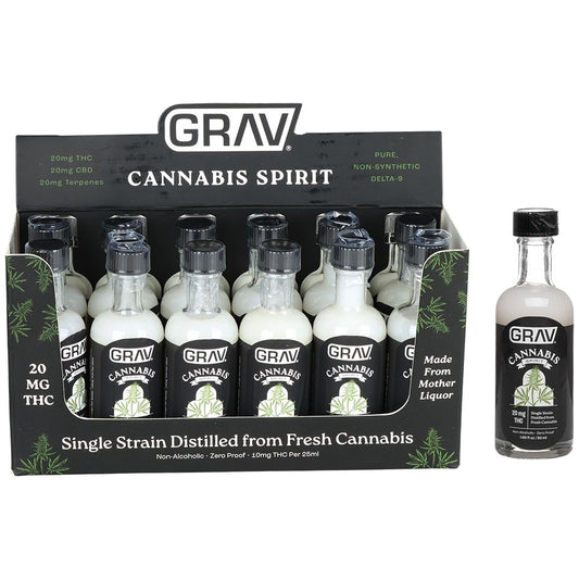 مشروبات GRAV Black Label D9 THC - 20 ملجم / 50 مل 12 قطعة