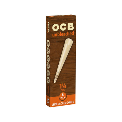 OCB Unbleached Pre-Rolled Cones | 24pk