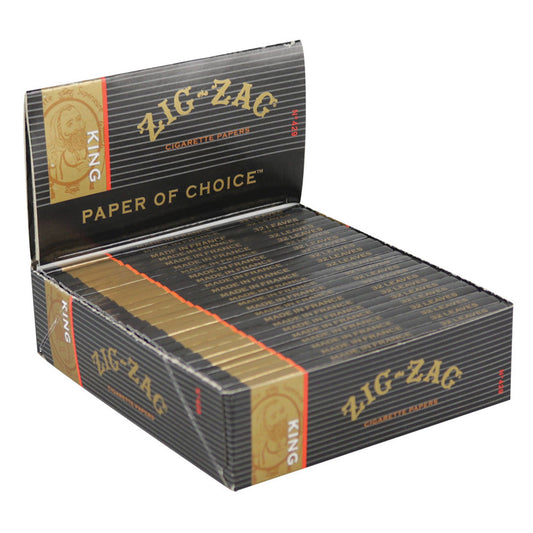 Zig Zag Slow-Burning Rolling Papers - Kingsize 24pcs