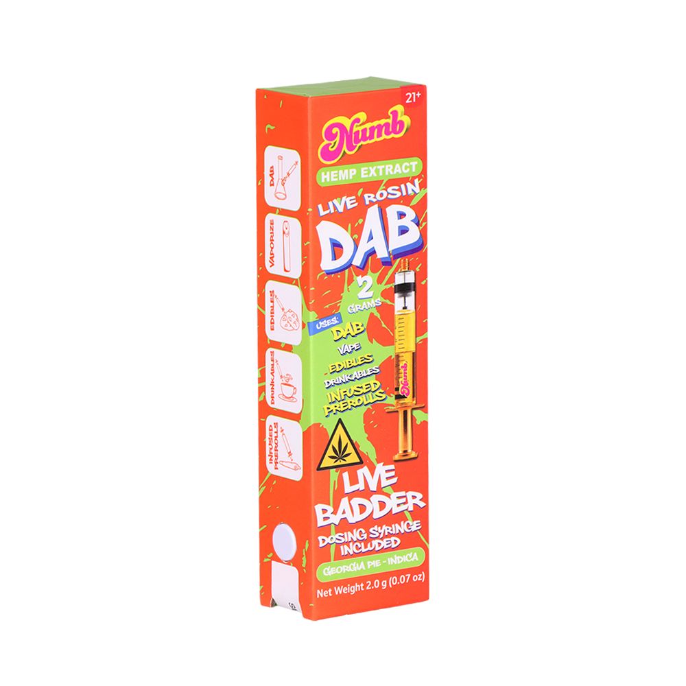 Numb THCA Live Rosin Badder Glass Syringe | 2g | 5ct