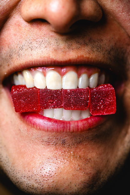 The Dopest Sour Watermelon Cubes Delta 9 Gummies 100mg