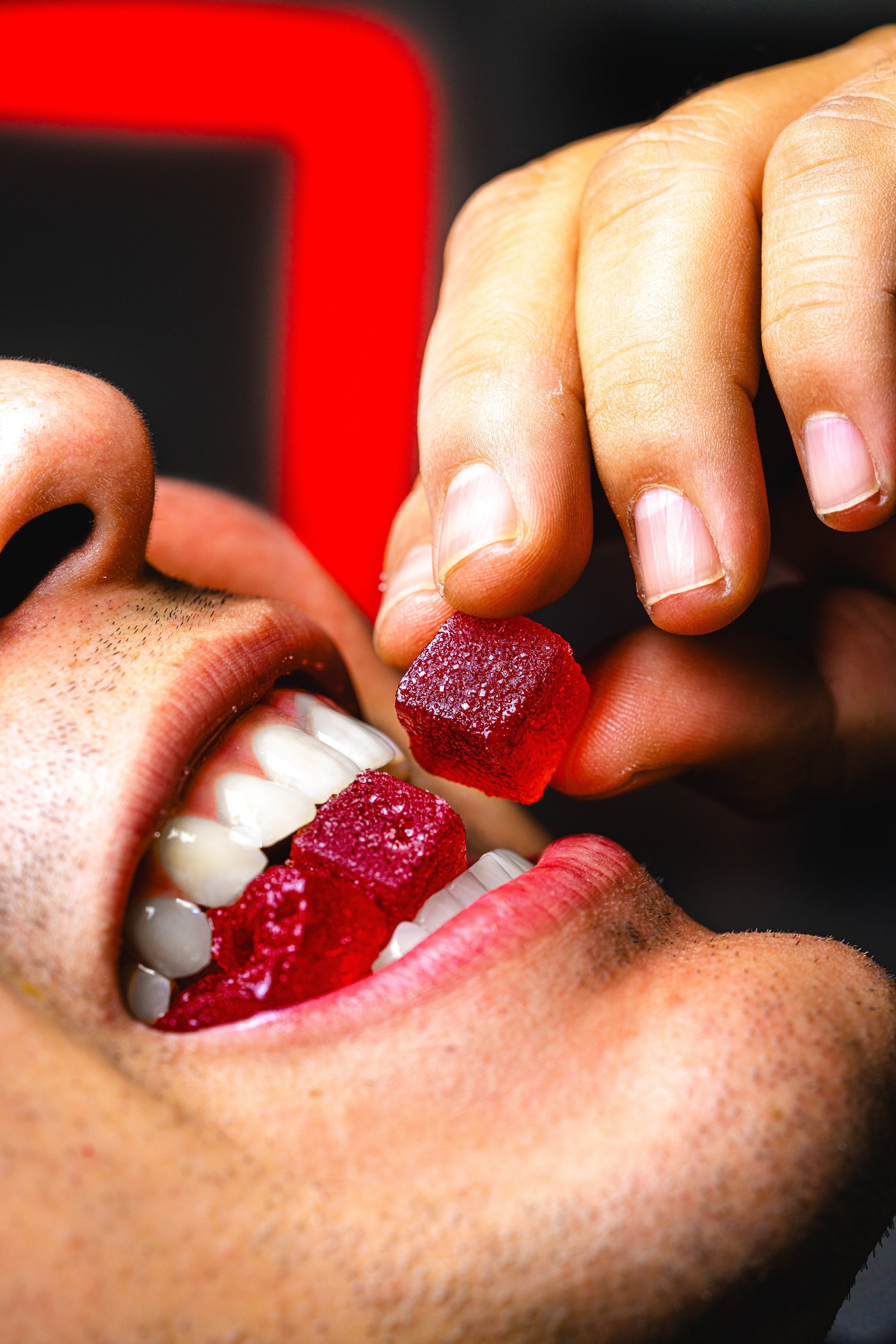 The Dopest Sour Watermelon Cubes Delta 9 Gummies 100mg