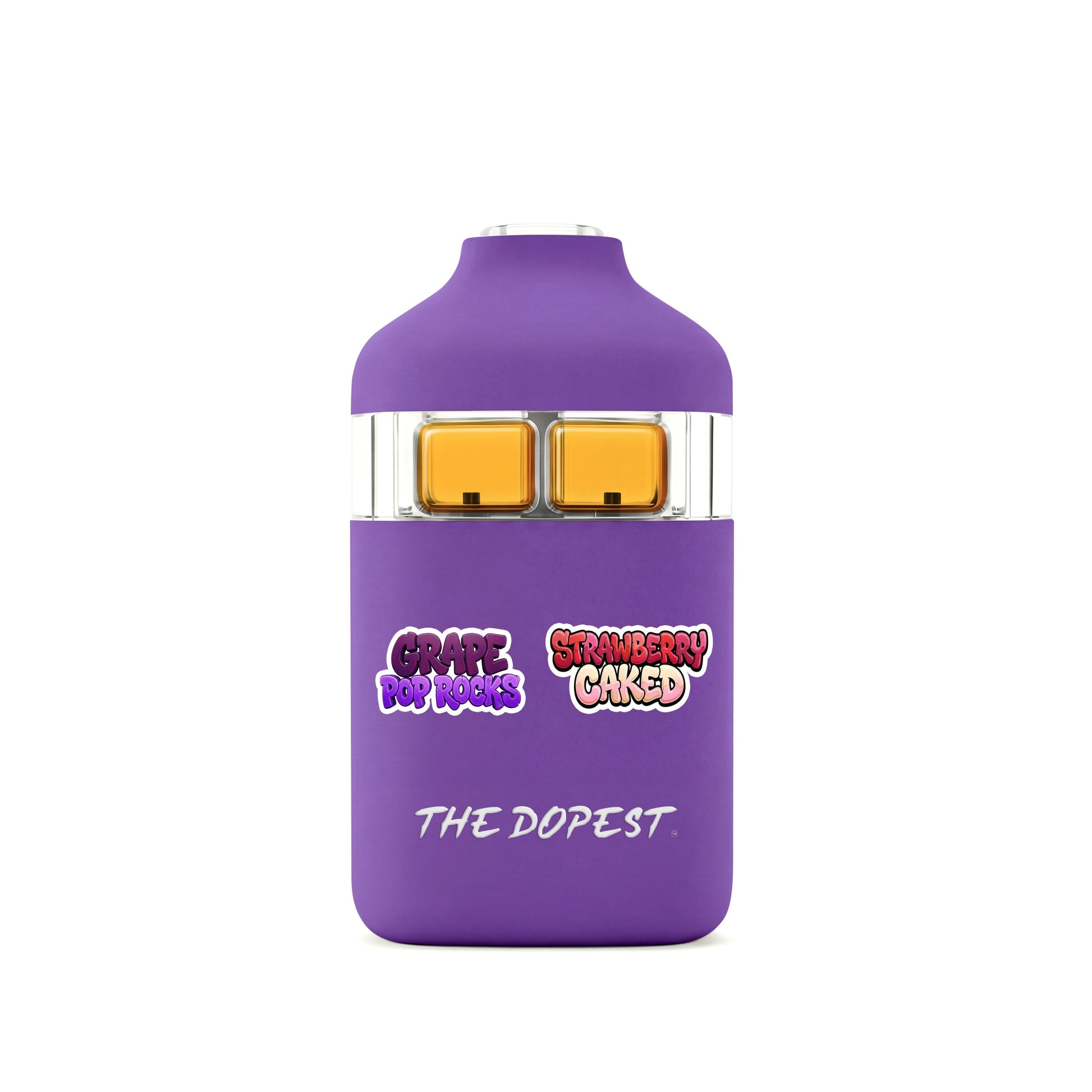 The Dopest Grape Pop Rocks X Strawberry Caked 2G THCA Dual Flavor Disposable