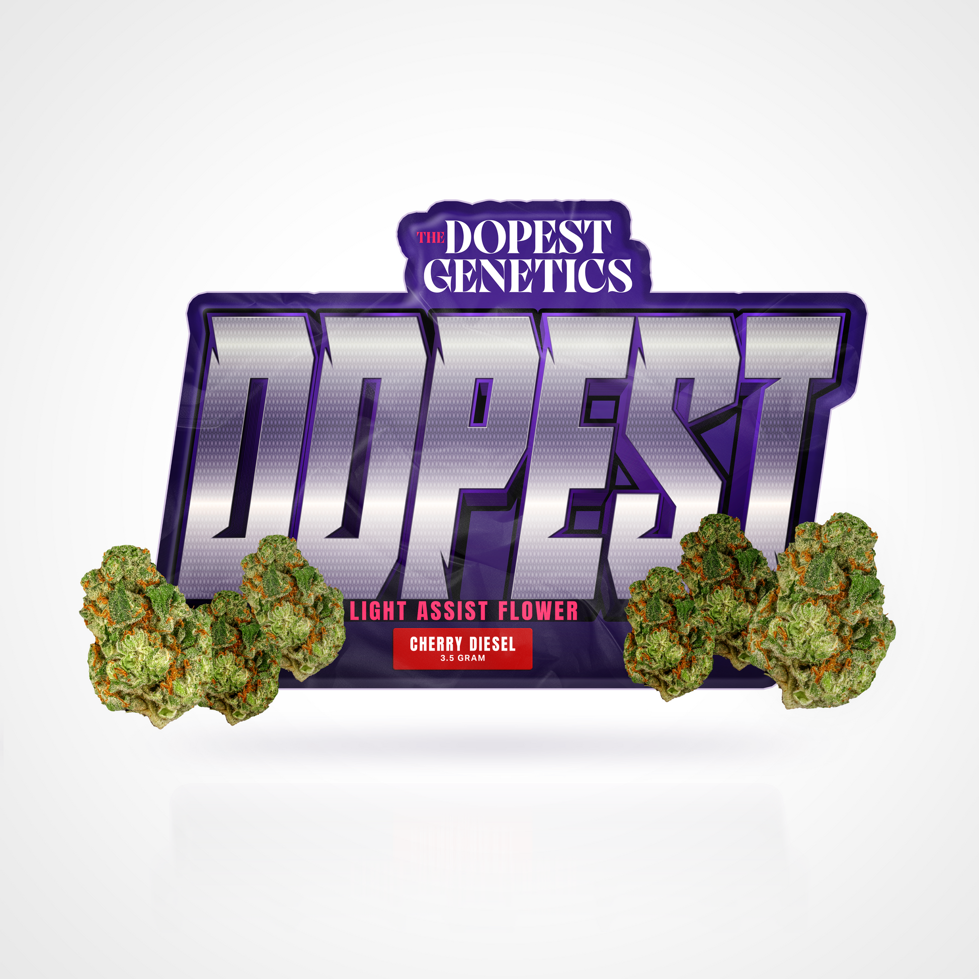 The Dopest Premium Cherry Diesel Hybrid THCA Flower 3.5g