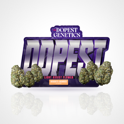The Dopest Premium Biscotti Berries Indica THCA Flower 3.5g